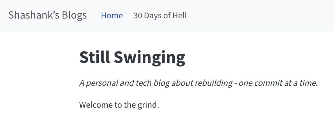 My Personal Blog